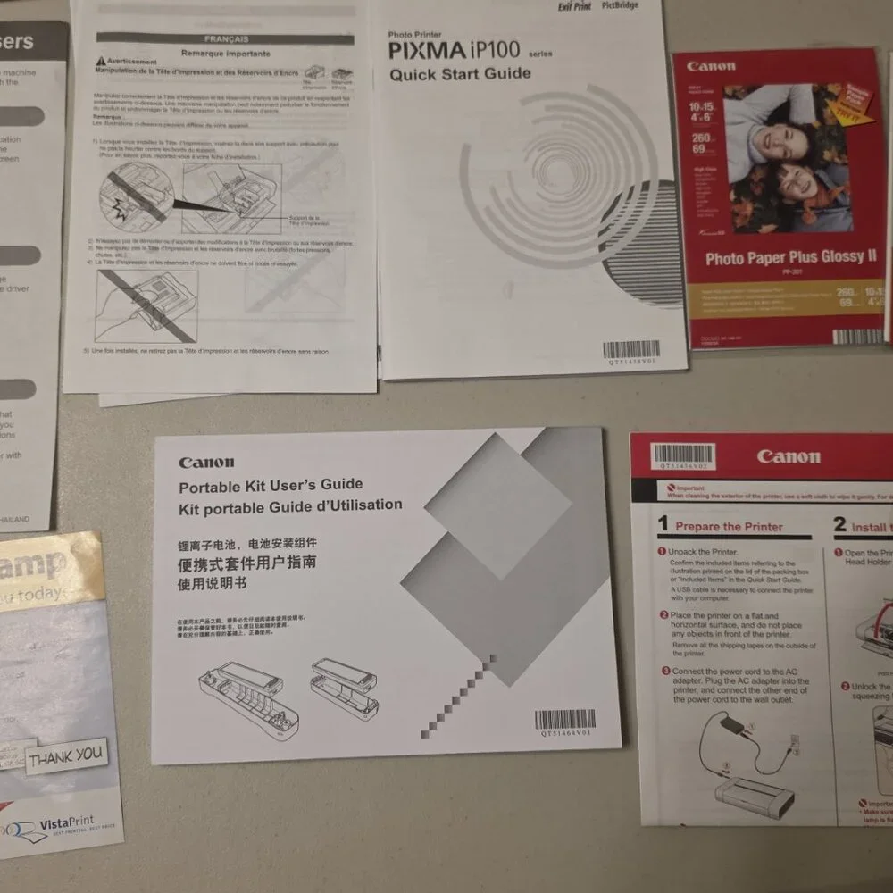 canon printer ip100